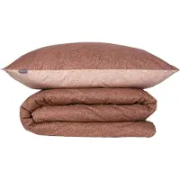 Schiesser Bettwäscheset Vinnie | 2-teilig | Zweifarbig | Renforcé | 100 % Baumwolle | YKK-Reißverschluss | 155x220 cm + 80x80 cm | Puderrosa