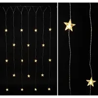 Hi LED Lichterkette Sterne Lichterschlauch Lichtschlauch Weihnachten Sternenvorhang