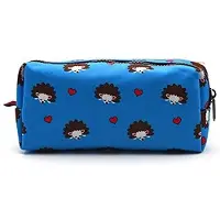Markenlos Extra großes Canvas-Etui für Stifte, Federmäppchen und Kosmetiktasche.