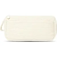 Markenlos Federmäppchen aus Cord für Mädchen und Teenager, geeignet für Schule oder Büro (beige)