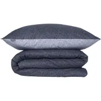 Schiesser Bettwäscheset Vinnie | 2-teilig | Zweifarbig | Renforcé | 100 % Baumwolle | YKK-Reißverschluss | 135x200 cm + 80x80 cm | Plum