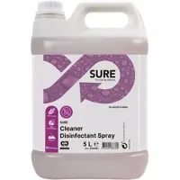 Diversey SURE Cleaner Disinfectant Spray Desinfektionsreiniger 2 x 5 Liter Kanister
