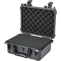 HMF ODK100 Outdoor-Fotokoffer mit Rasterschaumstoff, 34 x 29,5 x 15,5 cm