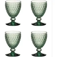 Villeroy & Boch Boston Coloured 4er Set Rotweinglas 200 ml grün Kristallglas