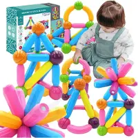 Woopie Magnetische Bausteine, pädagogisch, groß, dick, 38 Stück.