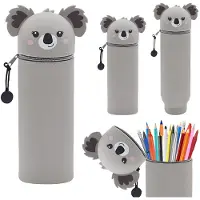 Markenlos Koala-Federmäppchen, niedliches Federmäppchen, Stauraum zum Lernen, Arbeiten, für kreative Aktivitäten, Reisen und andere Unternehmungen.
