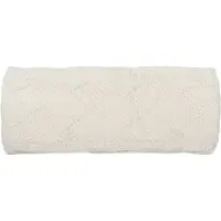 StyleBREAKER Stirnband "Strick Stirnband mit Rauten Muster", Damen, weiß (creme, weiß), 100% Polyacryl PAN., Modisch, Mützen Stirnband