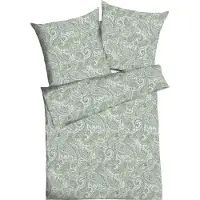 Kaeppel Interlock Jersey Bettwäsche Glory 135x200 cm + 80x80 cm jade