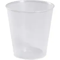 ABENA GmbH ABENA Mehrweg Schnapsglas, PP, Ø 3,7 cm, 2 cl, Wiederverwendbares und robustes Shotglas, 1 Karton = 50 Packungen à 20 Stück