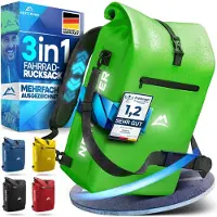 Nextcover NEU 3in1 Fahrradtasche für Gepäckträger [Aquashield] - Gepäckträgertasche, Rucksack und Umhängetasche 25 Liter I Fahrrad Tasche wasserdicht