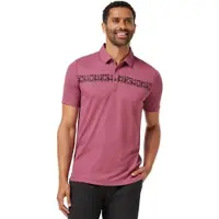 Travis Mathew Polo Bungee Jump, bordeaux/schwarz