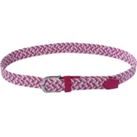Alberto Gürtel Multicolor Braided, pink/weiss