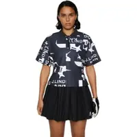 J.Lindeberg J. LINDEBERG Polo Amila Print, schwarz/weiss