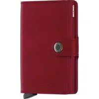 Secrid Miniwallet Portemonnaie red leather