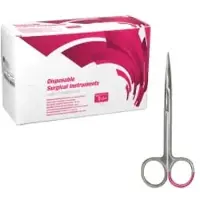 TEQLER Smart Line Chirurgische Schere, 13 cm, spitz-spitz 145934 , 1 Karton = 25 Stück