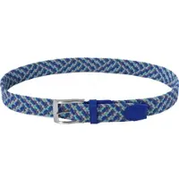 Alberto Gürtel Multicolor Braided, blau