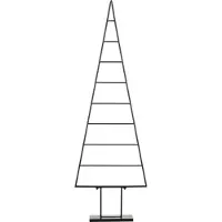 Mica Decorations Deko-Weihnachtsbaum - L50 x B15 x H152 cm - Metall - Schwarz