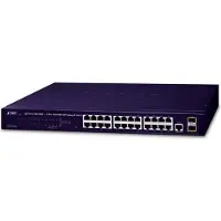 Planet GS-4210-24T2S, Managed, L2, Gigabit Ethernet (10/100/1000), Rack-Einbau, 1U