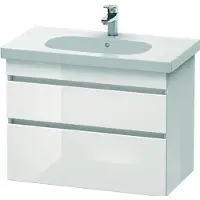 Duravit Waschtischunterbau DURASTYLE 453x800x610mm betongrau matt/weiss matt