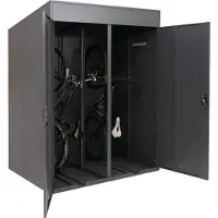 Mendler 2er-Fahrradgarage MCW-H66b, Fahrradbox Fahrradunterstand abschließbar Metall 213x158x125cm anthrazit