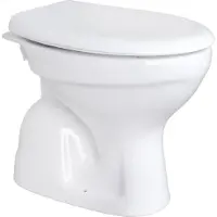 BELVIT Stand WC Toilette Abgang Boden Senkrecht + Softclose Deckel