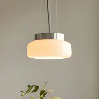 Aldex BonBon Hängeleuchte, creme, Ø 25 cm, Glas - , BonBon, dimmbar, Beige, für Esszimmer, Glas, Design