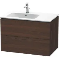 Duravit Waschtischunterbau L-CUBE 550x820x481mm Be li nussbaum gebürstet