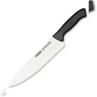 Pirge Ecco Kochmesser 23 cm Profi Chefmesser - 54 HRC Hochgekohlter Edelstahl für Gastro Profis und Hauskoch - Ergonomisches Kunststoff Griff