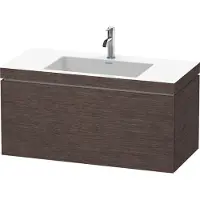 Duravit Waschtischunterschrank c-bonded L-Cube 100x48cm, 1 HL, E d geb., 1 Ausz., wandhängend