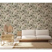 Marburg Vliestapete "Tapete Malerische Blüten" floral geprägt moderne Vliestapete für Wohnzimmer Schlafzimmer Küche