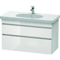 Duravit Waschtischunterbau DURASTYLE 453x1000x610mm betongrau matt/weiss matt
