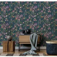 Marburg Vliestapete "Tapete Floral Blossom" floral geprägt moderne Vliestapete für Wohnzimmer Schlafzimmer Küche