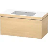 Duravit Waschtischunterbau L-CUBE m WT Vero Air 500x1000x480mm o HL medi E ohne Hahnloch mediterrane eiche