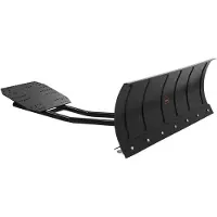 Vevor Schneeschild, 1220x385 mm Universal-Schneepflug, Höhe & Links-Rechts verstellbar, Räumschild, Stahl-Schneeschieber, 3 Montageoptionen