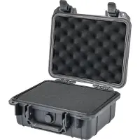 HMF ODK100 Outdoor-Fotokoffer mit Rasterschaumstoff, 27 x 24,5 x 13 cm