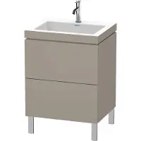 Duravit Waschtischunterbau L-CUBE WT Vero Air 698x600x480mm 1 HL bas ma