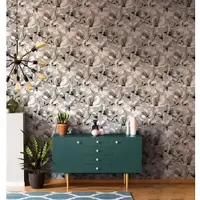 Marburg Wallcoverings Vliestapete "Tapete Malerische Blüten", grau (grau,beige,weiß), B:0,53m H:0,01m L:10,05m, Vlies, Tapeten, Vliestapete, moderne Vliestapete für Wohnzimmer Schlafzimmer Küche