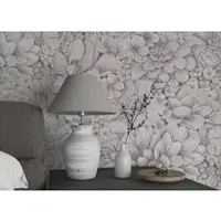 Marburg Vliestapete "Flower" matt geprägt Blattmotiv moderne Tapete für Wohnzimmer Schlafzimmer Küche