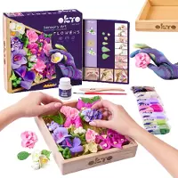 Okto Creative Art Kit Gestalten Sie Ihre Eigenen Blumen 3D Blumenbeet Diy Ciestolina 10013