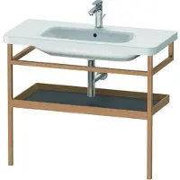 Duravit Handtuchhalter DURASTYLE 440x940mm m Abl. grap matt/eiche massiv
