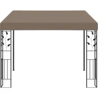 Syfax dkd-home-decor Wand-Pavillon Taupe 3 x 3 x 2,5 m