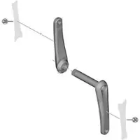 Shimano Schutzfolie FC-M8100 175/180mm Aufkleber - 180mm.