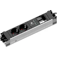 Bachmann STEP ALU 2xCEE7/3 1xCM 1xUSB Charger GST18