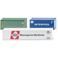 Wiking miniaturbeh?lter 1II:87 wei?/gr?n/blau 3-teilig