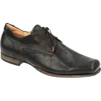 Think! Think GURU Herrenschuhe - elegante Halbschuhe - Schnürschuhe schwarz NEU