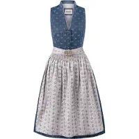 Stockerpoint - Dirndl Amalie2 (65cm), Größe:36, Farbe:Dunkelblau-grau