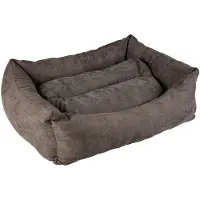 Duvo+ Hundekorb hexa Velvet Concrete grau/weiß, Größe: XL