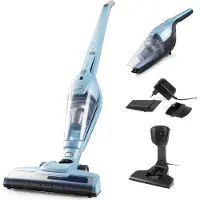 Primo PR507SV Stabstaubsauger Cordless 2-in-1 - Beutelloser Staubsauger - Staubfänger - HEPA-Filter - Blau