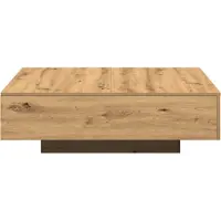 vidaXL Couchtisch Artisan-Eiche 100 x 100 x 31 cm