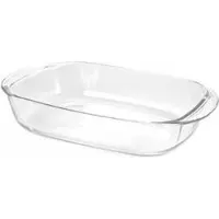 Duralex 6003AF03A1111 Ovenchef Tarte-Form, 25x41cm, 4.8 Liter, Glas, transparent, 3 Stück